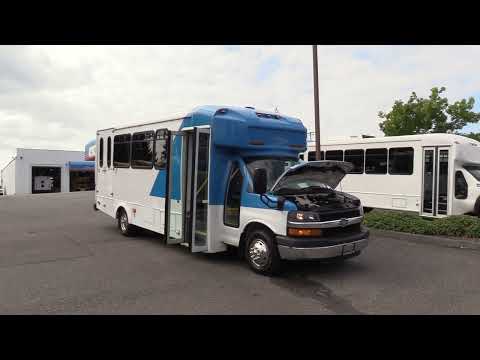 2015 Chevrolet Glaval Titan II 14 Passenger Shuttle Bus - S29221