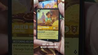 Day 61 of the Wilds Unknown. #packopenings #wildsunknown #disneylorcana #planetzero