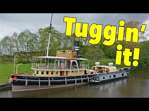 The LAST Surviving Steam-Powered Mersey Tug. The Daniel Adamson. Ep. 157.