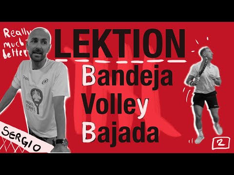 Lektion med Sergio - Connecting the shots - Bandeja, Volley, Bajada 😅