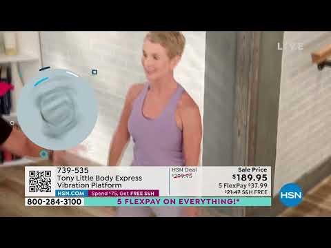 Tony Little Body Express Vibration Platform with 2 DVDs