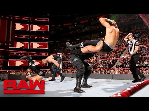 The Authors of Pain vs. Jean-Paul and Francois: Raw, April 30, 2018