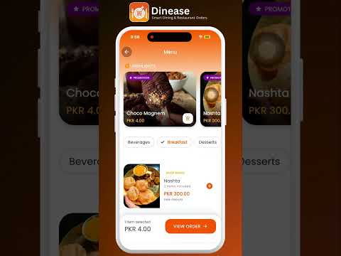 Dinease – Scan. Sit. Order. video thumbnail
