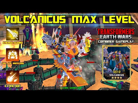 DINOBOTS COMBINE !!! - TRANSFORMERS: EARTH WARS VOLCANICUS MAX LEVEL
