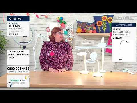 Sewing Street – 04/11/2021 – Clare from Native Lighting, Dawn Taylor & Jane Greenoff join John Scott