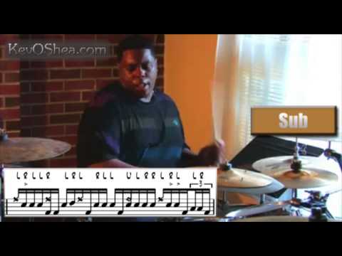 Free Drum Lessons |  Aaron Spears Solo Transcription