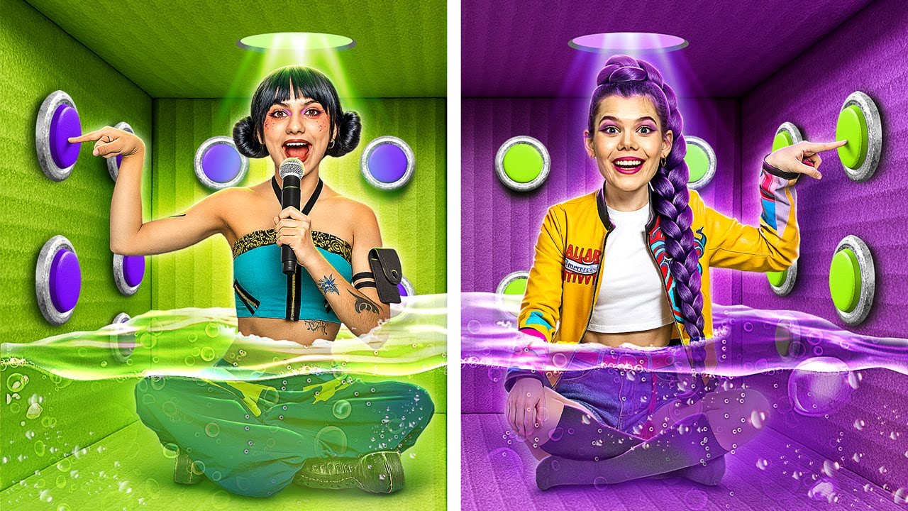 K-Popデーモンハンターズが巨大ボックスで究極のかくれんぼチャレンジ！