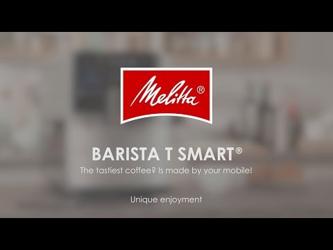 MELITTA F83/0-102 BARISTA T SMART automatinis kavos aparatas, juoda video