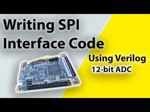 How to write SPI Interface code in Verilog HDL for a 12-bit ADC (using the DE0-Nano)