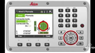 Leica Flexfield - Configuración estación