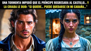 UNA TORMENTA IMPIDIÓ QUE EL PRÍNCIPE REGRESARA AL CASTILLO… Y LA CRIADA LE DIJO: “SI QUIERE… PUEDE…”