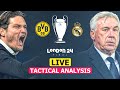 BVB 0-2 REAL MADRID LIVE TACTICAL ANALYSIS | UCL final