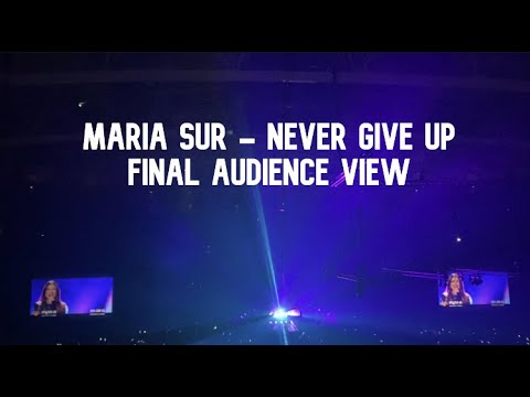 Maria Sur - Never Give Up - Melodifestivalen 2023 - Final - Audience View