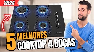 [GUIA COMPLETO] Melhores COOKTOP 4 BOCAS à Gás 2024 - Qual Melhor Cooktop 4 Bocas Custo Beneficio?