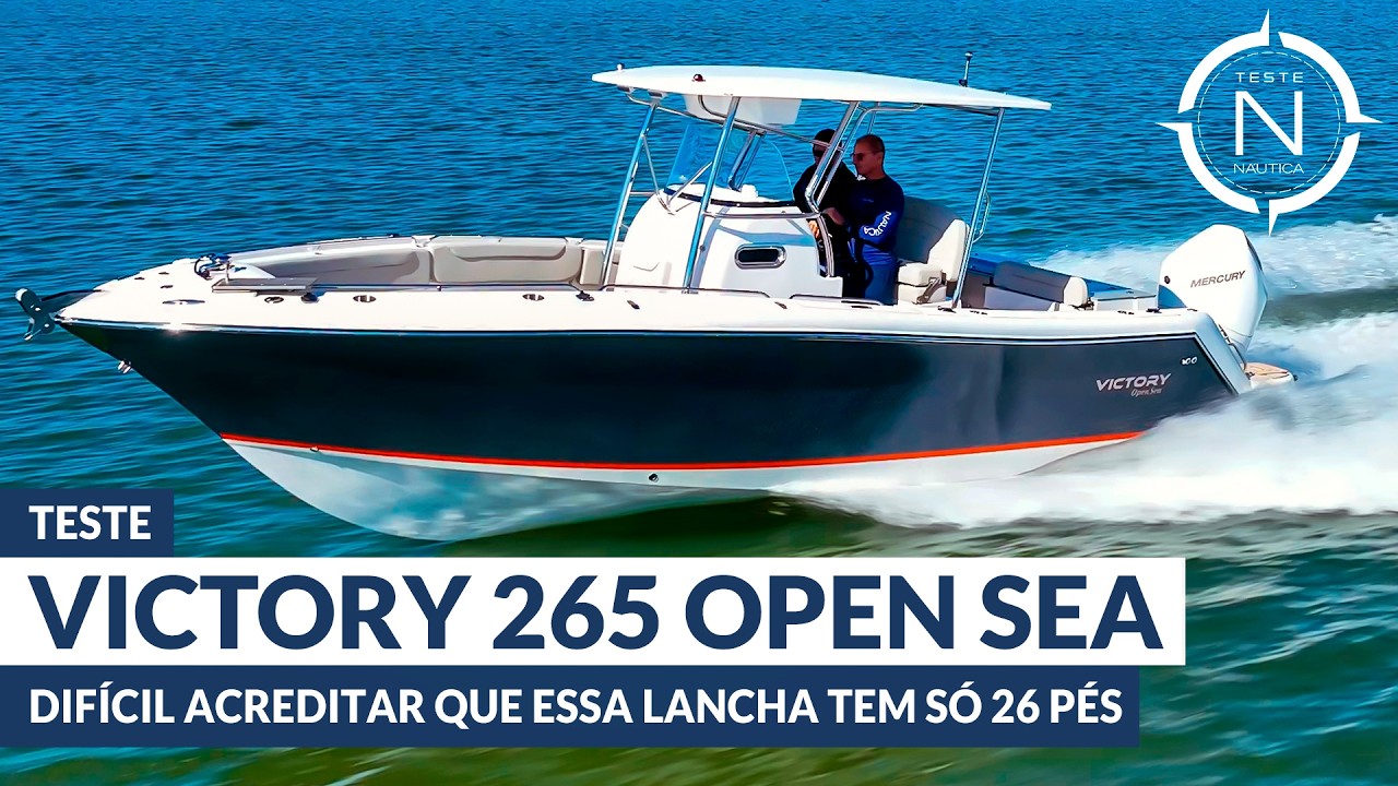 Teste Victory 265 Open Sea: a lancha que surpreende todo mundo | NÁUTICA