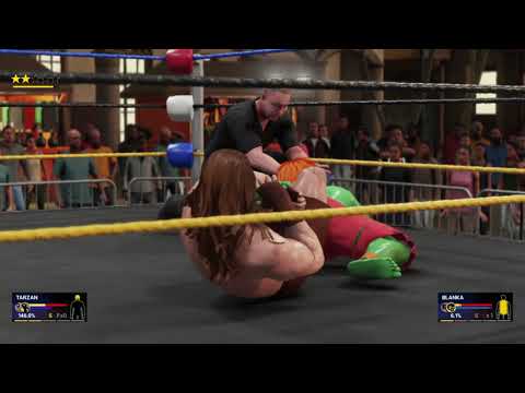 Tarzan VS Blanka | WWE | One on one match