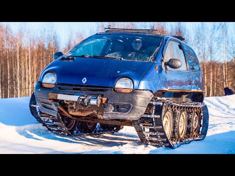  
            
            Гусеничный вездеход: Обзор и тест-драйв уникальной машины на базе Renault Twingo

            
        