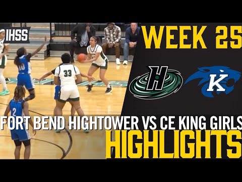 Fort Bend Hightower vs CE King Highlights: High Stakes Basketball Showdown