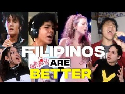 How can they sound better than the original... Waleska & Efra react to Western Vs Filipino Singer