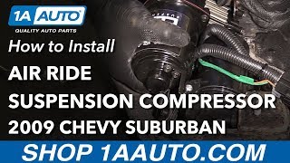 How to Replace Air Ride Suspension Compressor 07-14 Chevy Suburban