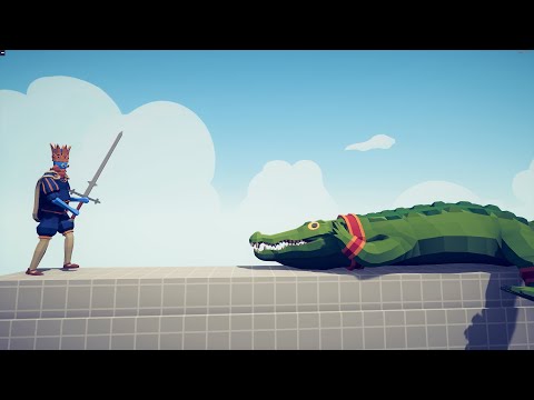 CROCODILE Vs Every Units | TABS Totally Accurate Battle Simulator