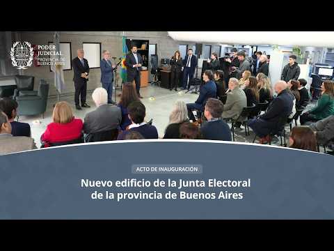 Nuevo edificio de la Junta Electoral de la provincia de Buenos Aires