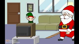 Adult Cartoons: Santa Walks in on Elf in Compromising Situation