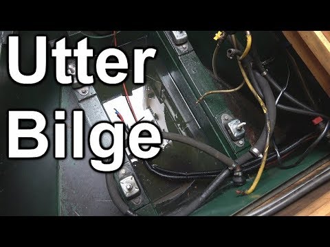 125. Removing the narrowboat engine so I can de-rust and paint the bilge