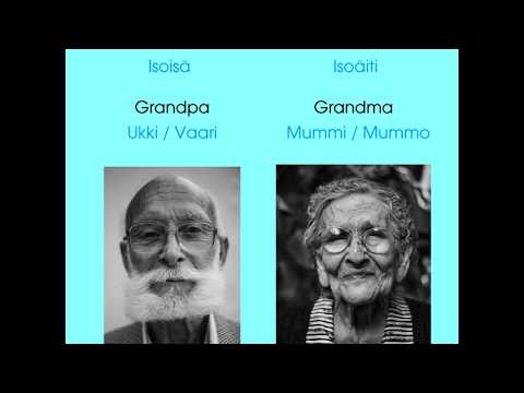 LEARN FINNISH: Speaking about family