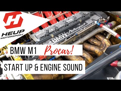 BMW M1 ProCar Engine Start, Pure Straight-Six Sound and Overview