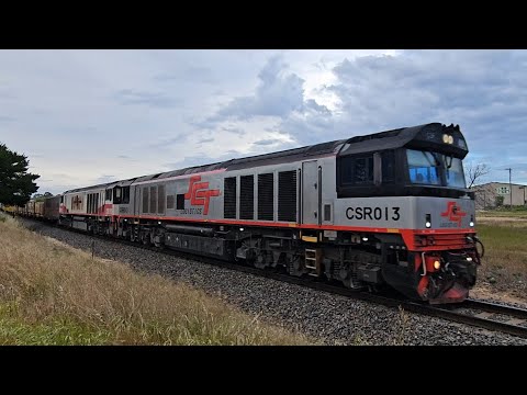 9721V SCT down "Dooen Express" (CSR013, CSR012), Melbourne to Dooen, 0745, 23/10/24, Stawell VIC