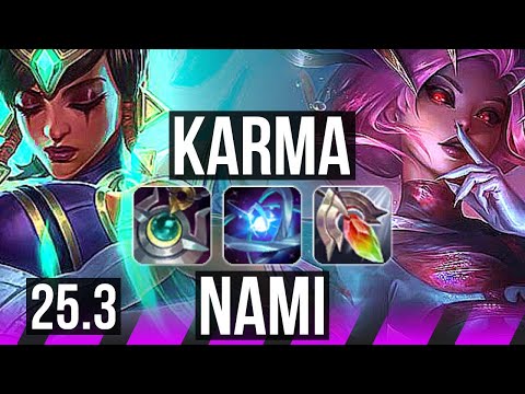 KARMA & Ezreal vs NAMI & Lucian (SUP) | 1/5/25 | EUW Diamond | 25.3