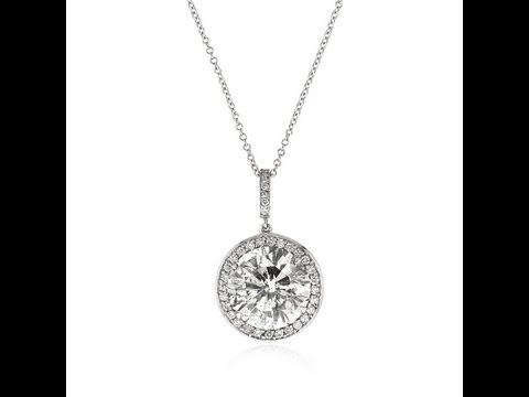 5.65ct Round Brilliant Cut Diamond Pendant-Mark Broumand