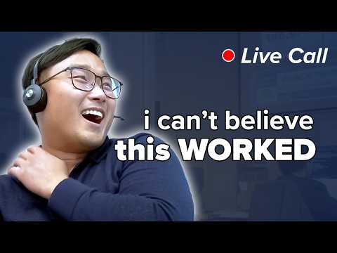 How to win over an ANGRY caller (LIVE CALL)