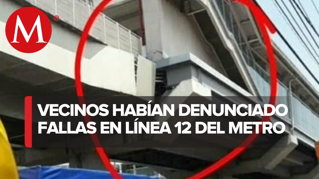 Irregularidades encontradas en la Línea12 del Metro de CdMx