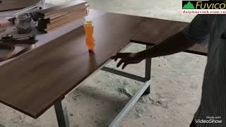 Dán chỉ PVC bằng keo con chó (keo đa năng)