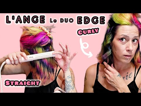 CURL or STRAIGHTEN Hair w/ the L'ange Le Duo EDGE ! 