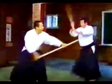 13 Jo Kata Partner Practice or 13 Kata Awase by Morihiro Saito Sensei Iwama Aikido Master