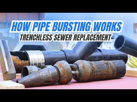 Trenchless Sewer Replacement: How PIPE BURSTING Works | Real Case and 100+ Year Solution!