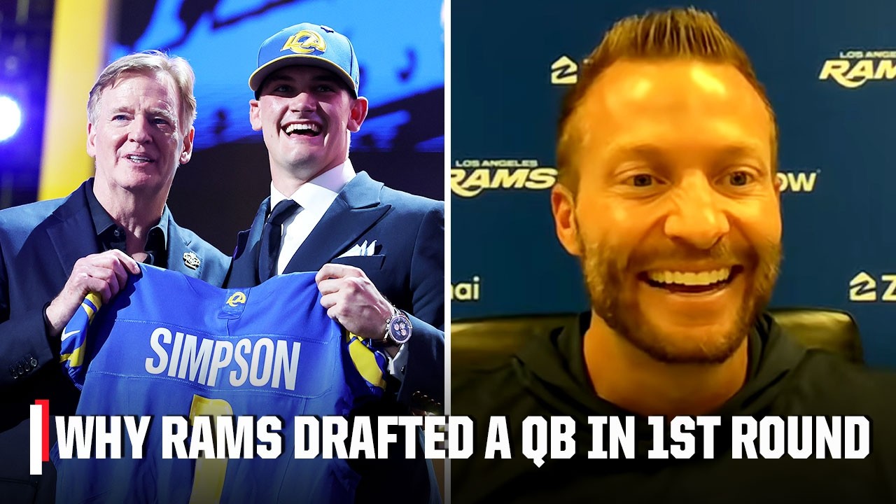 Sean McVay on Rams drafting QB Ty Simpson, Matt Stafford's perspective & more! | 2026 NFL Draft