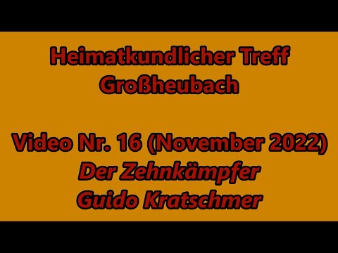 HKT Großheubach Video #16 - Der Zehnkämpfer Guido Kratschmer