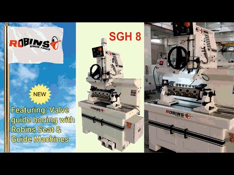 Guide honing featured in Robins Seat and Guide Machines #SGH8 #robinsmachines #enginerebuilding#robi
