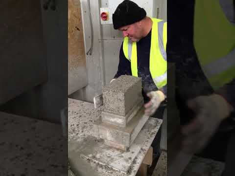 Hempcrete Blocks- making hempcrete blocks in a slip mold