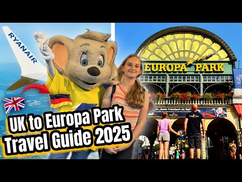 Europa Park Travel Guide 2025 | How to Get from the UK to Europa Park! Travel VLOG