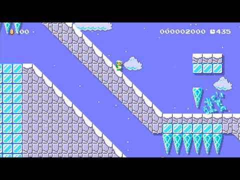 Mount Everest - Super Mario Maker 2 - Course World Gameplay