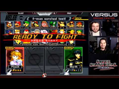 Versus Melee Weekly 1/24/16 - Winners R4 - Eliott (Peach) vs Prof (Marth)