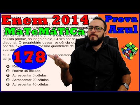 Enem 2014 - Questão 178 - Prova azul de Matemática (Teorema de Pitágoras e operações básicas)