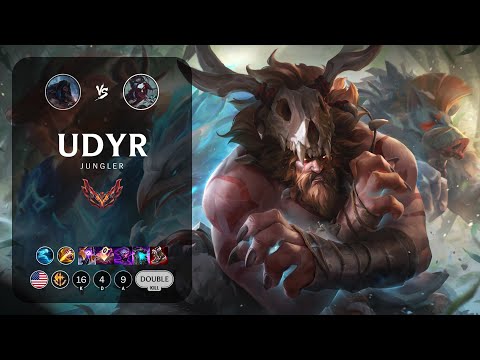 Udyr Jungle vs Kayn - NA Grandmaster Patch 14.1