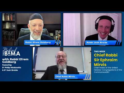 #126: Behind the Bima: Chief Rabbi Sir Ephraim Mirvis