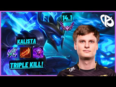 KC UPSET: KALISTA VS ASHE (ADC) TRIPLE KILL, INVINCIBLE - EUW MASTER - PATCH 14.1